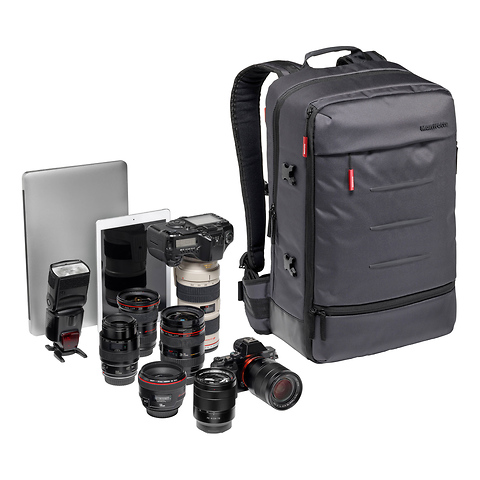 Lifestyle Manhattan Mover-50 Camera Backpack (Gray) Image 7