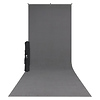 X-Drop Wrinkle-Resistant Backdrop Kit Rich Gray Sweep (5 x 12 ft.) Thumbnail 0
