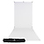 X-Drop Wrinkle-Resistant Backdrop Kit Rich White Sweep 5 x 12 ft. - (Open Box)