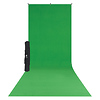 X-Drop Wrinkle-Resistant Backdrop Kit Chroma-Key Green Sweep (5 x 12 ft.) Thumbnail 0
