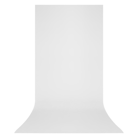 X-Drop Wrinkle-Resistant Backdrop High-Key White Sweep (5 x 12 ft.) Image 0