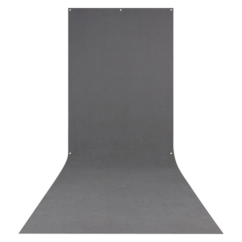 X-Drop Wrinkle-Resistant Backdrop Neutral Gray Sweep (5 x 12 ft.) Image 0
