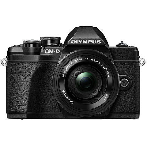 OM-D E-M10 Mark III Mirrorless Micro Four Thirds Digital Camera with 14-42mm Lens (Black) Image 0