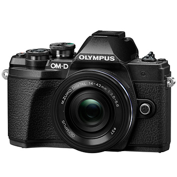 OM-D E-M10 Mark III Mirrorless Micro Four Thirds Digital Camera with 14-42mm Lens (Black)