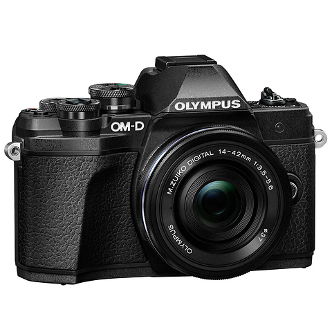 OM-D E-M10 Mark III Mirrorless Micro Four Thirds Digital Camera with 14-42mm Lens (Black) Image 2