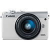 EOS M100 Mirrorless Digital Camera with 15-45mm and 55-200mm Lenses (White) Thumbnail 6