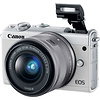 EOS M100 Mirrorless Digital Camera with 15-45mm Lens (White) Thumbnail 1