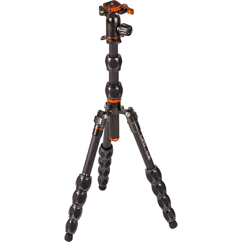 Equinox Leo Carbon Fiber Tripod System & AirHed Switch Ball Head (Gunmetal Gray) Image 0