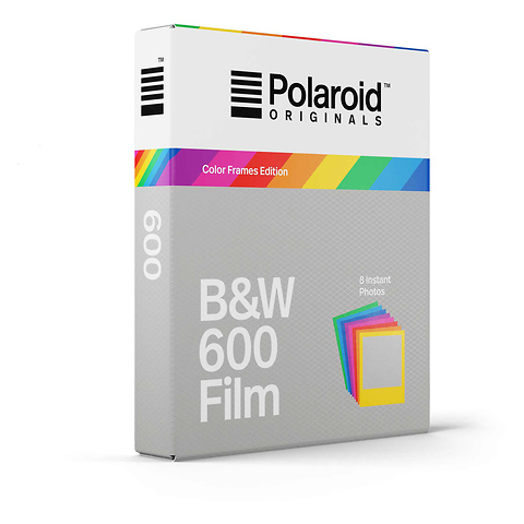 Black & White 600 Instant Film (Color Frames Edition, 8 Exposures) Image 1
