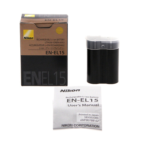 EN-EL15 Rechargeable Li-ion Battery for Select Nikon Cameras (Open Box) Image 2