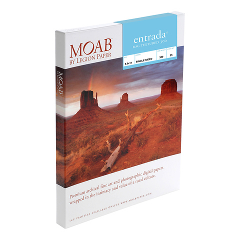13 x 19 In. Moab Entrada Rag Textured 300 Paper (25 Sheets) Image 0
