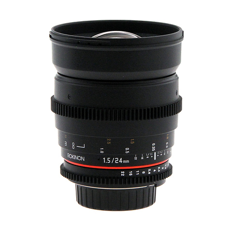 24mm T/1.5 Cine Lens for Nikon - Open Box Image 0