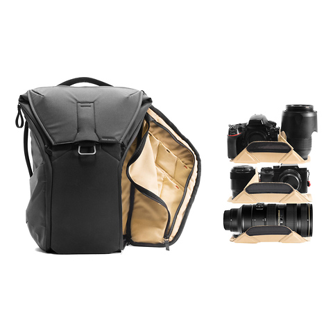 Everyday Backpack (20L, Black) Image 4