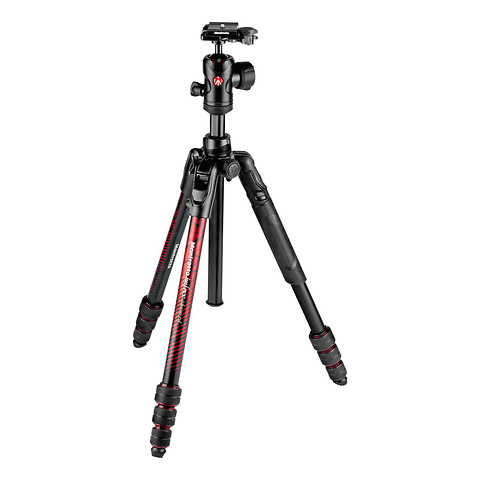 Befree Advanced Travel Al Tripod with Ball Head (Twist Locks, Red) Image 0