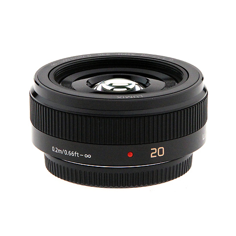 LUMIX G 20mm f/1.7 II Lens - Black (Open Box) Image 0