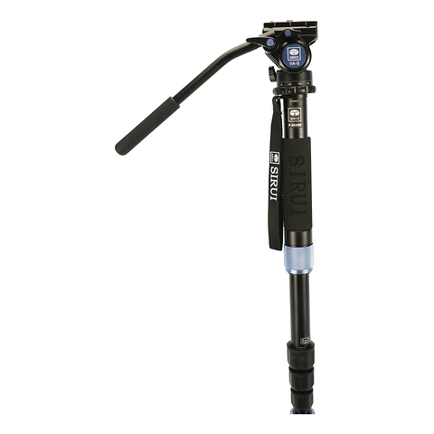 Aluminum 4 Section Monopod with Feet and VA5 Head Image 3