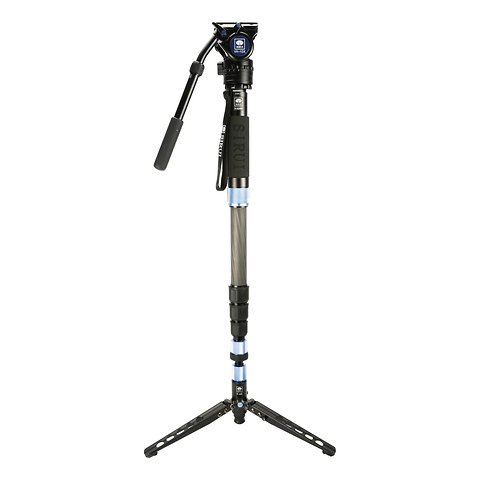 P-424SR Photo/Video Carbon Fiber Monopod with VH-10X Head Image 1