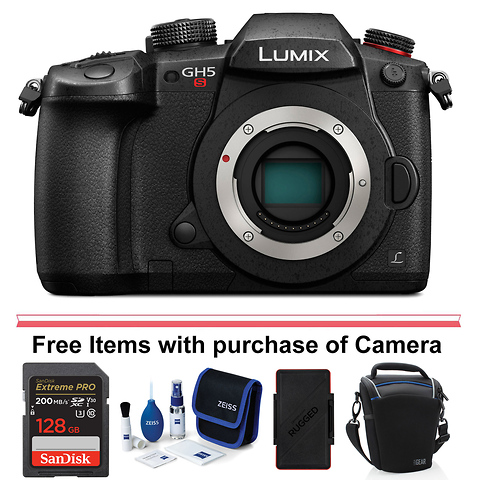 LUMIX DC-GH5S Mirrorless Micro Four Thirds Digital Camera Body (Black) Image 0