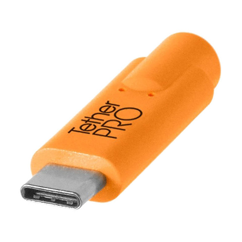 TetherPro USB 3.0 to USB-C (15 ft. Orange) Image 1