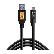 TetherPro USB 3.0 to USB-C (15 ft. Black) Image 0