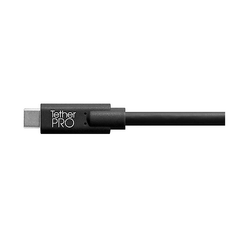 TetherPro USB 3.0 to USB-C (15 ft. Black) Image 2