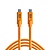 TetherPro USB Type-C Male to USB Type-C Male Cable (15 ft., Orange)
