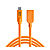 Tetherpro USB-C to USB Female Adapter Extender (15 ft. Orange)