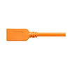 Tetherpro USB-C to USB Female Adapter Extender (15 ft. Orange) Thumbnail 4