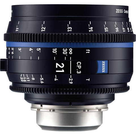 CP.3 21mm T2.9 Compact Prime Lens (PL Mount, Feet) Image 0