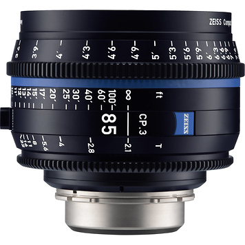 CP.3 85mm T2.1 Compact Prime Lens (PL Mount, Feet)