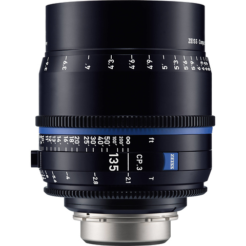 CP.3 135mm T2.1 Compact Prime Lens (PL Mount, Feet) Image 0