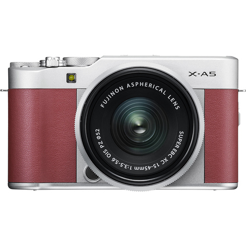 X-A5 Mirrorless Digital Camera with 15-45mm Lens (Pink) Image 1