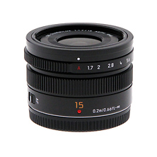 LUMIX G Leica DG Summilux 15mm f/1.7 Lens - Black (Open Box) Image 0