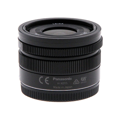 LUMIX G Leica DG Summilux 15mm f/1.7 Lens - Black (Open Box) Image 1