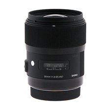 35mm f/1.4 DG HSM A1 Lens for Canon Cameras (Open Box) Image 0