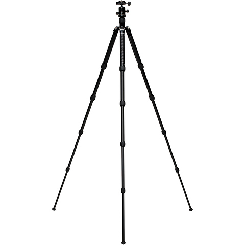 RoadTrip Classic Leather Edition Tripod (Aluminum, Black with Black Leather) Image 1