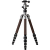 RoadTrip Classic Leather Edition Tripod (Aluminum, Titanium with Brown Leather) Thumbnail 0