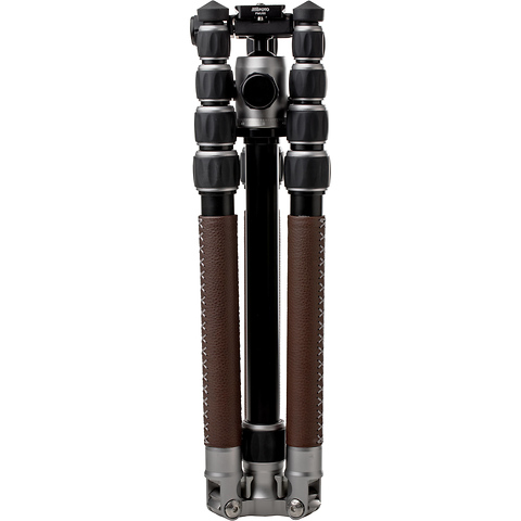 RoadTrip Classic Leather Edition Tripod (Aluminum, Titanium with Brown Leather) Image 3