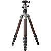 RoadTrip Classic Leather Edition Tripod (Carbon Fiber, Titanium with Brown Leather) Thumbnail 0