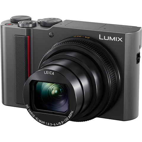 Lumix DC-ZS200 Digital Camera (Silver) Image 1