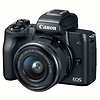 EOS M50 Mirrorless Digital Camera with 15-45mm and 55-200mm Lenses Kit (Black) Thumbnail 2