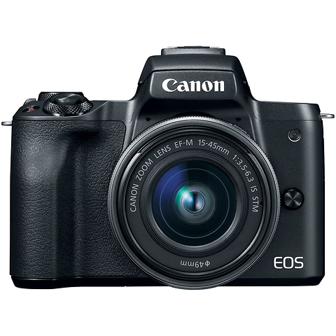 EOS M50 Mirrorless Digital Camera with 15-45mm and 55-200mm Lenses Kit (Black) Image 5