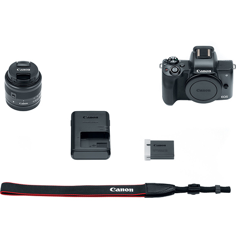 EOS M50 Mirrorless Digital Camera with 15-45mm Lens (Black) Image 7