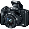 EOS M50 Mirrorless Digital Camera with 15-45mm Lens (Black) Thumbnail 1