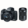 EOS M50 Mirrorless Digital Camera with 15-45mm and 55-200mm Lenses Kit (Black) Thumbnail 1