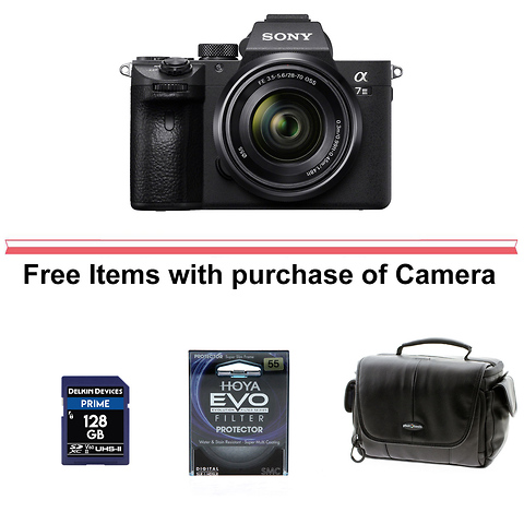 Alpha A7 III Mirrorless Digital Camera with Sony 28-70mm f/3.5-5.6 Lens and DELUXE Accessory Kit Image 6