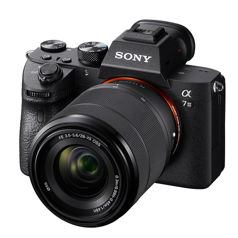 Alpha A7 III Mirrorless Digital Camera with Sony 28-70mm f/3.5-5.6 Lens and DELUXE Accessory Kit Image 1