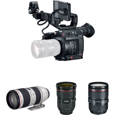 EOS C200 EF Cinema Camera and Triple Lens Kit Image 0