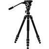 GlobeTrotter Video Travel Tripod Kit (Aluminum, Black) Thumbnail 0