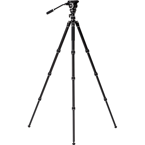 GlobeTrotter Video Travel Tripod Kit (Aluminum, Black) Image 1